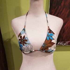 Floral Bikini Top By Grip Swimwear